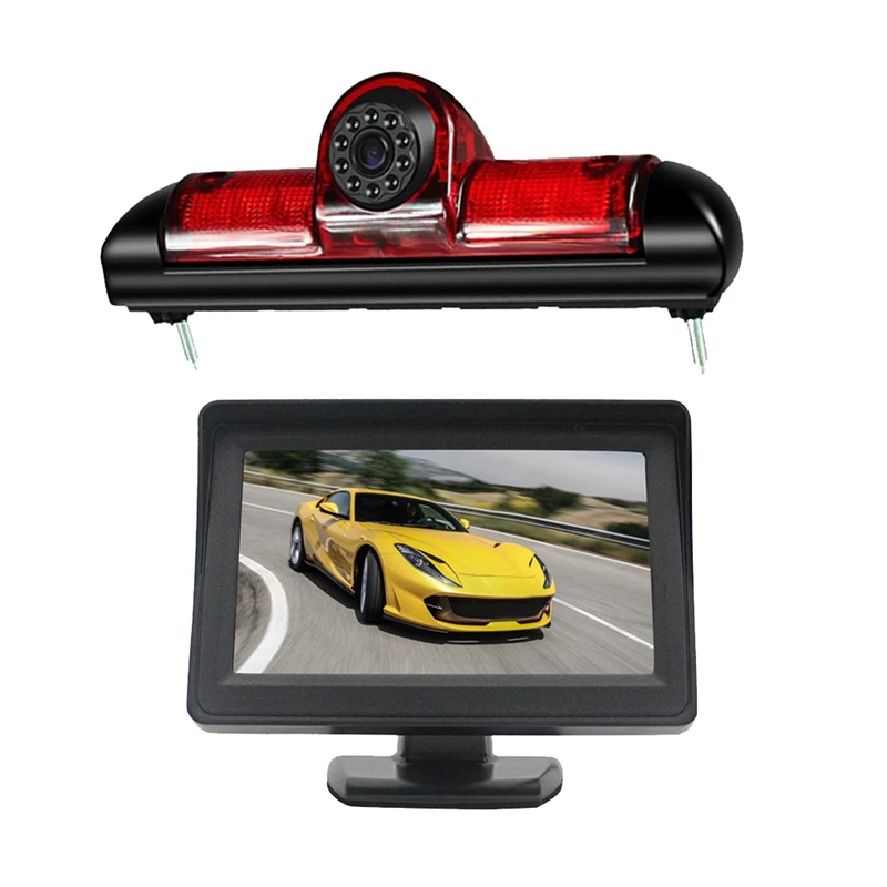 170 degree Rear View Camera Brake Light & 4.3Inch Monitor for FIAT Ducato CITROEN Jumper PEUGEOT Boxer 2006-2015
170 degree Rear View Camera Brake Light & 4.3Inch Monitor for FIAT Ducato CITROEN Jumper PEUGEOT Boxer 2006-2015