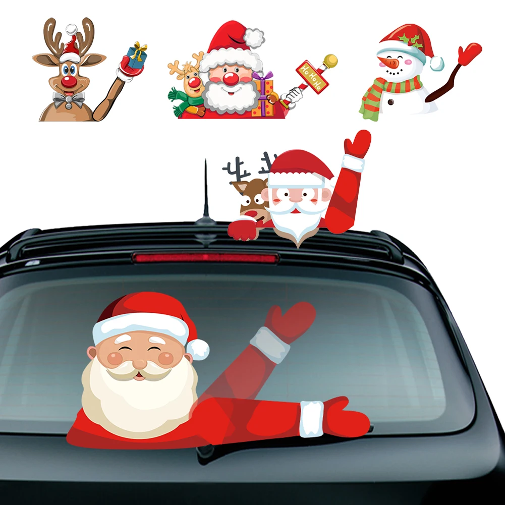 3D Funny Christmas Car Wiper Stickers Waving Santa Claus Car Stickers Christmas Styling Window Wiper Decals Windshield Decor
3D Funny Christmas Car Wiper Stickers Waving Santa Claus Car Stickers Christmas Styling Window Wiper Decals Windshield Decor