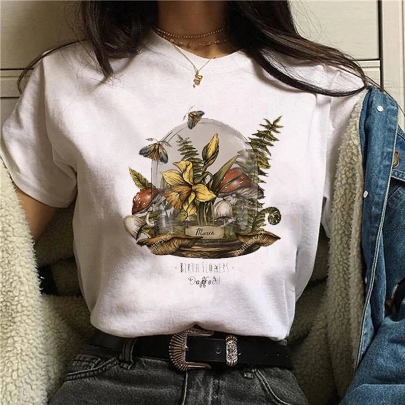 Clothing Summer Short-sleeved Watercolor Painting Plant Flowers New Women Casual Women Fashion Pattern T-shirt Women T-shirt.
Clothing Summer Short-sleeved Watercolor Painting Plant Flowers New Women Casual Women Fashion Pattern T-shirt Women T-shirt.
