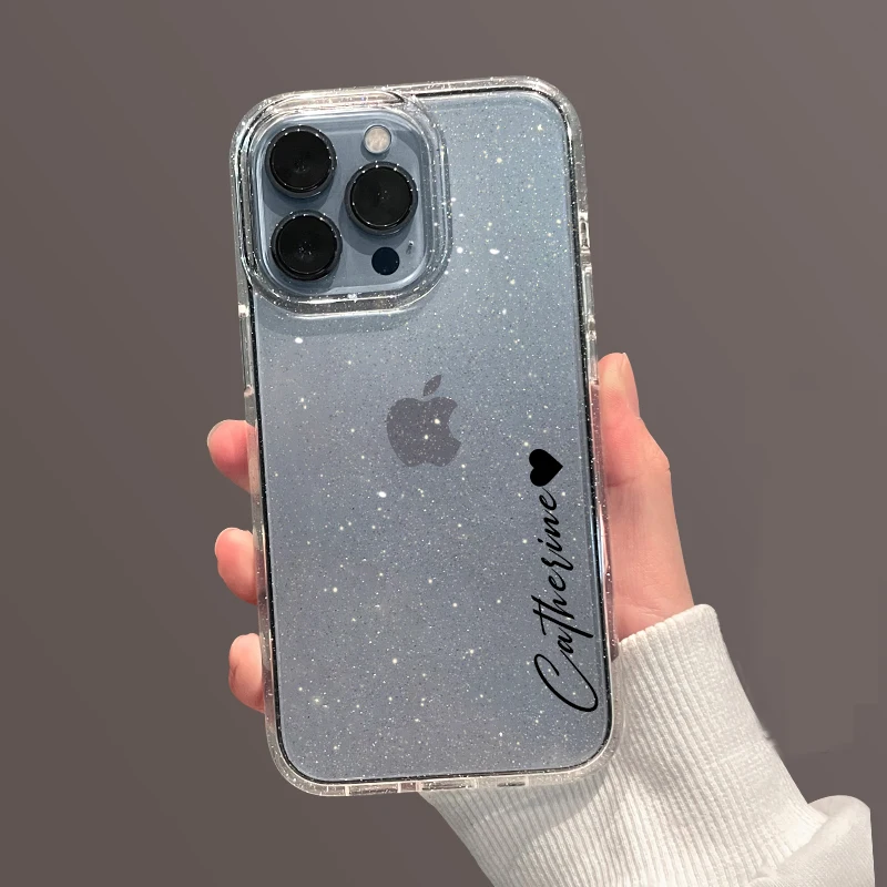Luxury Bling Glitter Clear Case for IPhone 14 13 11 12 Pro Max Personalised Customized NameTransprent Soft Back Cover 14 Pro Max
Luxury Bling Glitter Clear Case for IPhone 14 13 11 12 Pro Max Personalised Customized NameTransprent Soft Back Cover 14 Pro Max