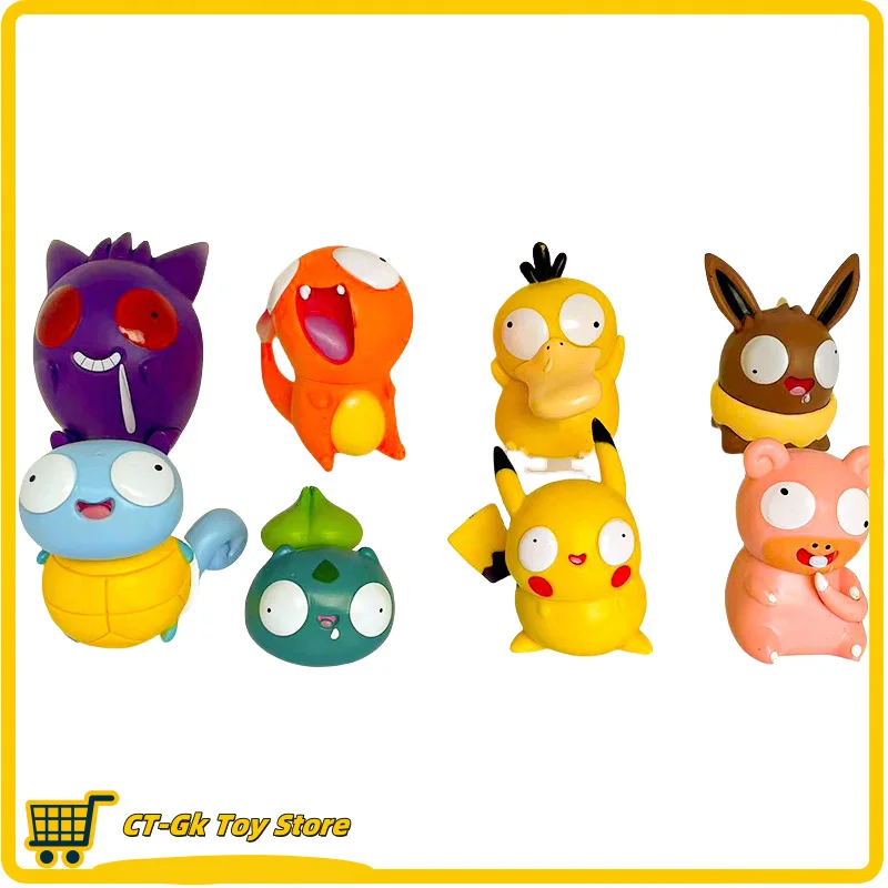 Экшн-фигурка Chibi Adorkable Pikachu Gk набор из восьми фигурок милый коллекционный орнамент