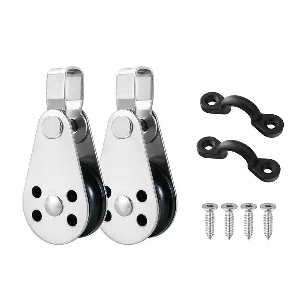 2pcs Kayak Slide Rail Anchor Trolley Kit Pulley Blocks For Kayak Canoe Boat Accessories For Diameter 2mm To 8mm Rope
2pcs Kayak Slide Rail Anchor Trolley Kit Pulley Blocks For Kayak Canoe Boat Accessories For Diameter 2mm To 8mm Rope