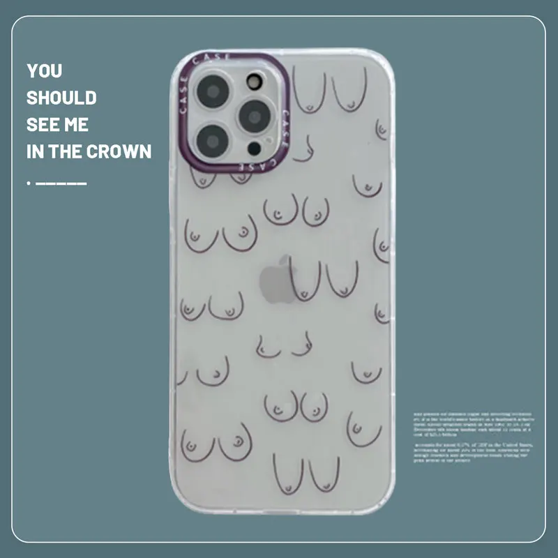 Transparent Art Boobs Silicon Phone Case for IPhone XS XR 11 Pro Max 12mini Leopard Print Soft TPU Back Covers for 6S 7 8 Plus
Transparent Art Boobs Silicon Phone Case for IPhone XS XR 11 Pro Max 12mini Leopard Print Soft TPU Back Covers for 6S 7 8 Plus