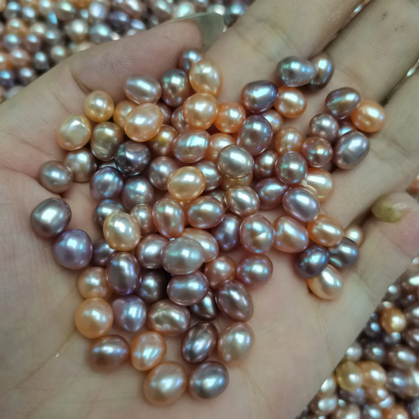 Natural Freshwater Pearl Strong 7-8mm Baroque Irregular Two-sided Light Non-porous Powder Purple Particles Loose Beads Earrings
Natural Freshwater Pearl Strong 7-8mm Baroque Irregular Two-sided Light Non-porous Powder Purple Particles Loose Beads Earrings