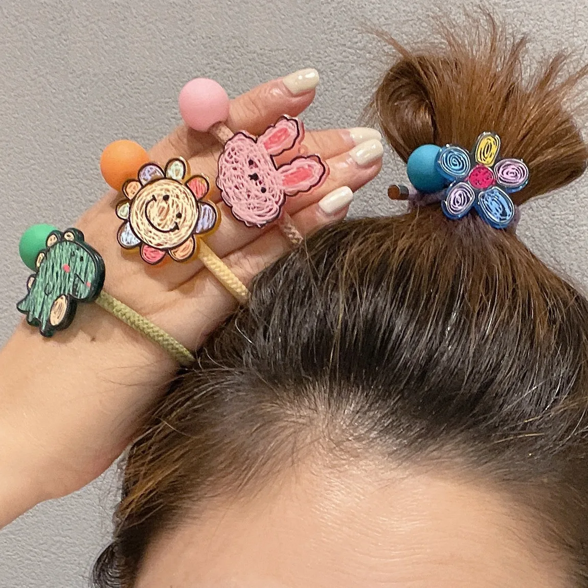 2pc Cute Wholesale Korean Kawai Animal Elasticity Hair Ties Rings Rope Scrunchies for Women Girls Child Hair Accessories
2pc Cute Wholesale Korean Kawai Animal Elasticity Hair Ties Rings Rope Scrunchies for Women Girls Child Hair Accessories