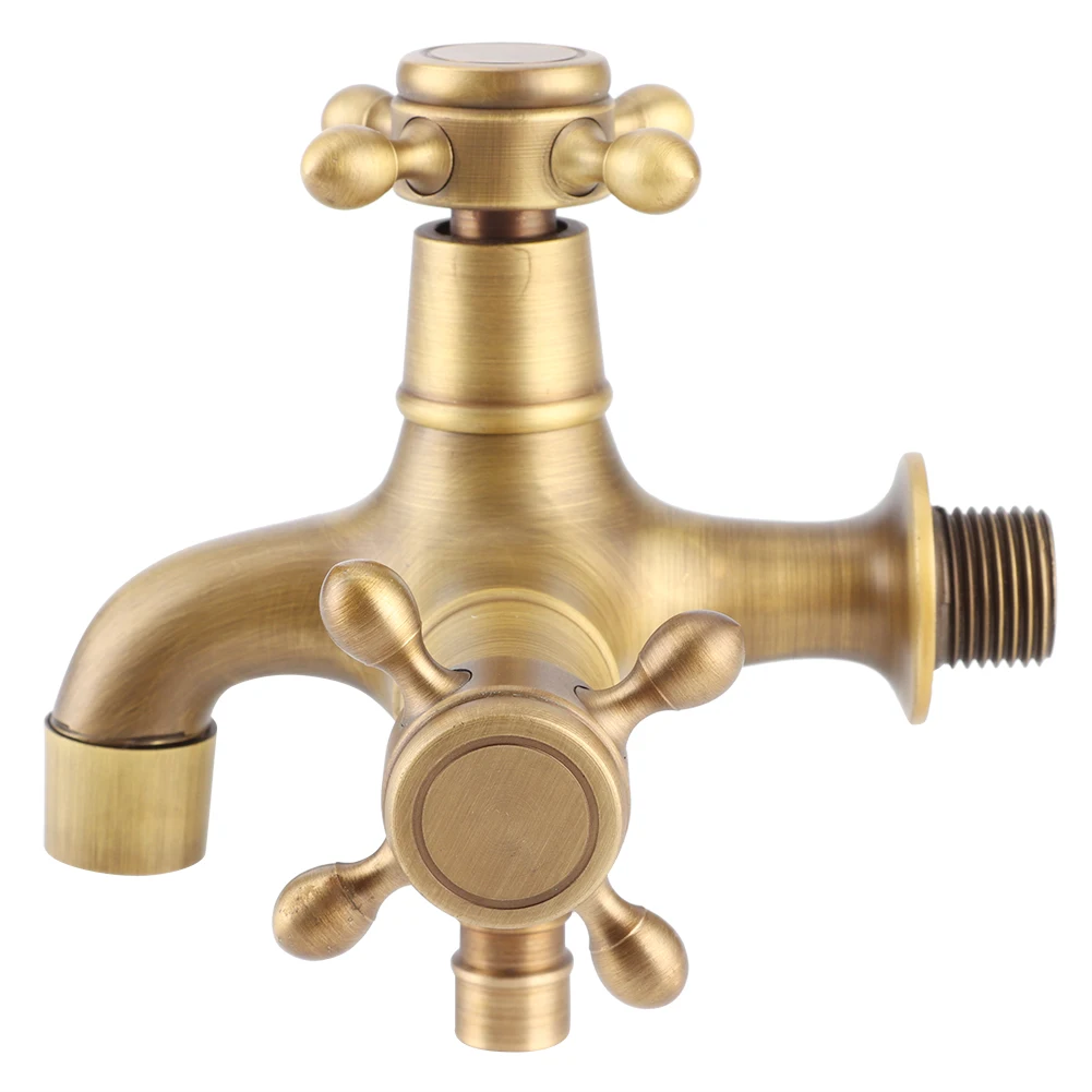 G1/2in Thread Bathroom Copper Single Cold Faucet Washing Machine Mop Pool Water Tap Retro Gold
G1/2in Thread Bathroom Copper Single Cold Faucet Washing Machine Mop Pool Water Tap Retro Gold