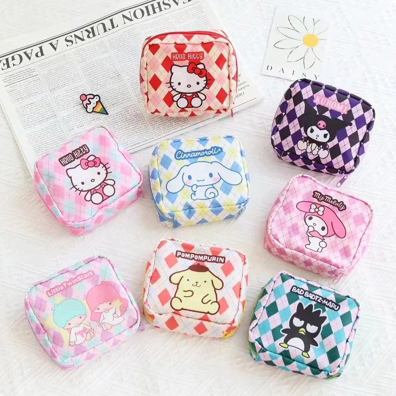 Kawaii Sanrio Storage Bag Portable Tampon Large-capacity Cartoon Printing Anime Kuromi Melody Cinnamoroll Student Coin Purse
Kawaii Sanrio Storage Bag Portable Tampon Large-capacity Cartoon Printing Anime Kuromi Melody Cinnamoroll Student Coin Purse