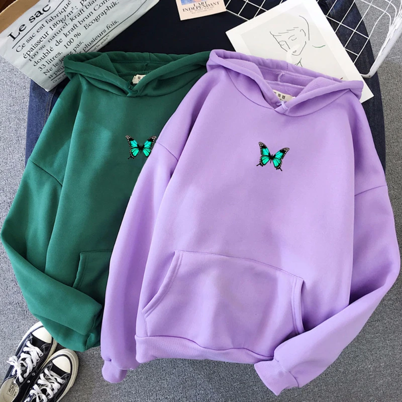 ZITY Women Print Hoodies Sweatshirts Harajuku Butterfly Print Hoodie Causal Loose Pullover Spring Winter Streetwear Top
ZITY Women Print Hoodies Sweatshirts Harajuku Butterfly Print Hoodie Causal Loose Pullover Spring Winter Streetwear Top