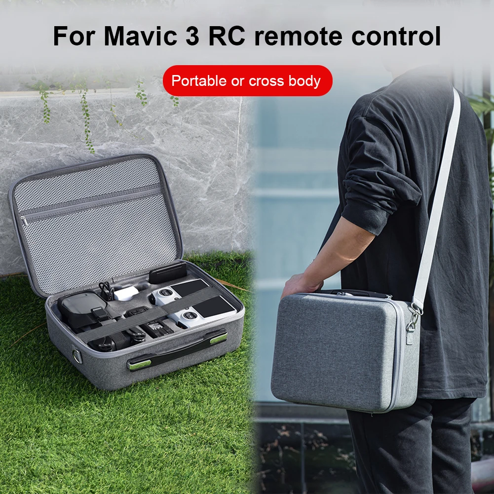 Portable Carrying Case Handbags Adjustable Shoulder Strap Hard Shell Remote Controller Protector with Handle for Mavic 3 Classic
Portable Carrying Case Handbags Adjustable Shoulder Strap Hard Shell Remote Controller Protector with Handle for Mavic 3 Classic