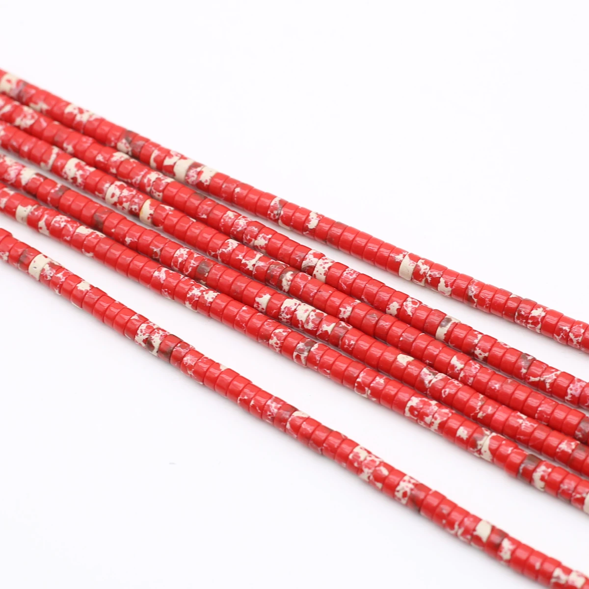 Faceted Natural Red Emperor Stone Imperial Jasper Beads 2x4mm Cylindrical Loose Spacer Beads for Jewelry Making DIY Accessories
Faceted Natural Red Emperor Stone Imperial Jasper Beads 2x4mm Cylindrical Loose Spacer Beads for Jewelry Making DIY Accessories