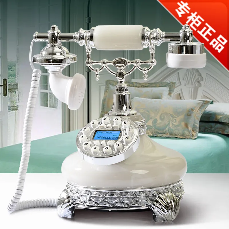 

Good Xinyi genuine phone home fashion retro antique pure European telephone 8906 Decoration home art fitted Redial vintage phone
