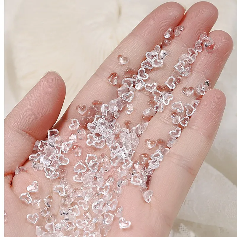 100pcs Ice Transparent Love Heart Nail Art Resin Charms 3D Crystal Rhinestones Nail Jewelry Decorations Kawaii Nail Accessories
100pcs Ice Transparent Love Heart Nail Art Resin Charms 3D Crystal Rhinestones Nail Jewelry Decorations Kawaii Nail Accessories