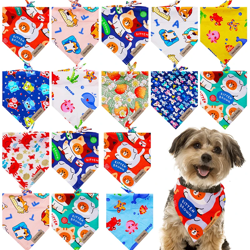 Dog Triangle Bandanas Different Pattern Print Pet Triangle Scarves Adjustable Pet Bibs Soft Puppy Kerchief Bandana Accessories
Dog Triangle Bandanas Different Pattern Print Pet Triangle Scarves Adjustable Pet Bibs Soft Puppy Kerchief Bandana Accessories