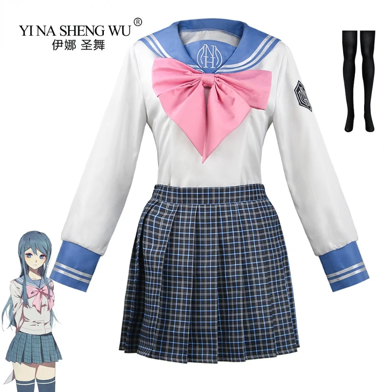 Anime Danganronpa Maizono Cosplay Sayaka Dresses Uniform Silk Stockings Set Sailor Clothinges Halloween Carnival Ball Costumes
Anime Danganronpa Maizono Cosplay Sayaka Dresses Uniform Silk Stockings Set Sailor Clothinges Halloween Carnival Ball Costumes