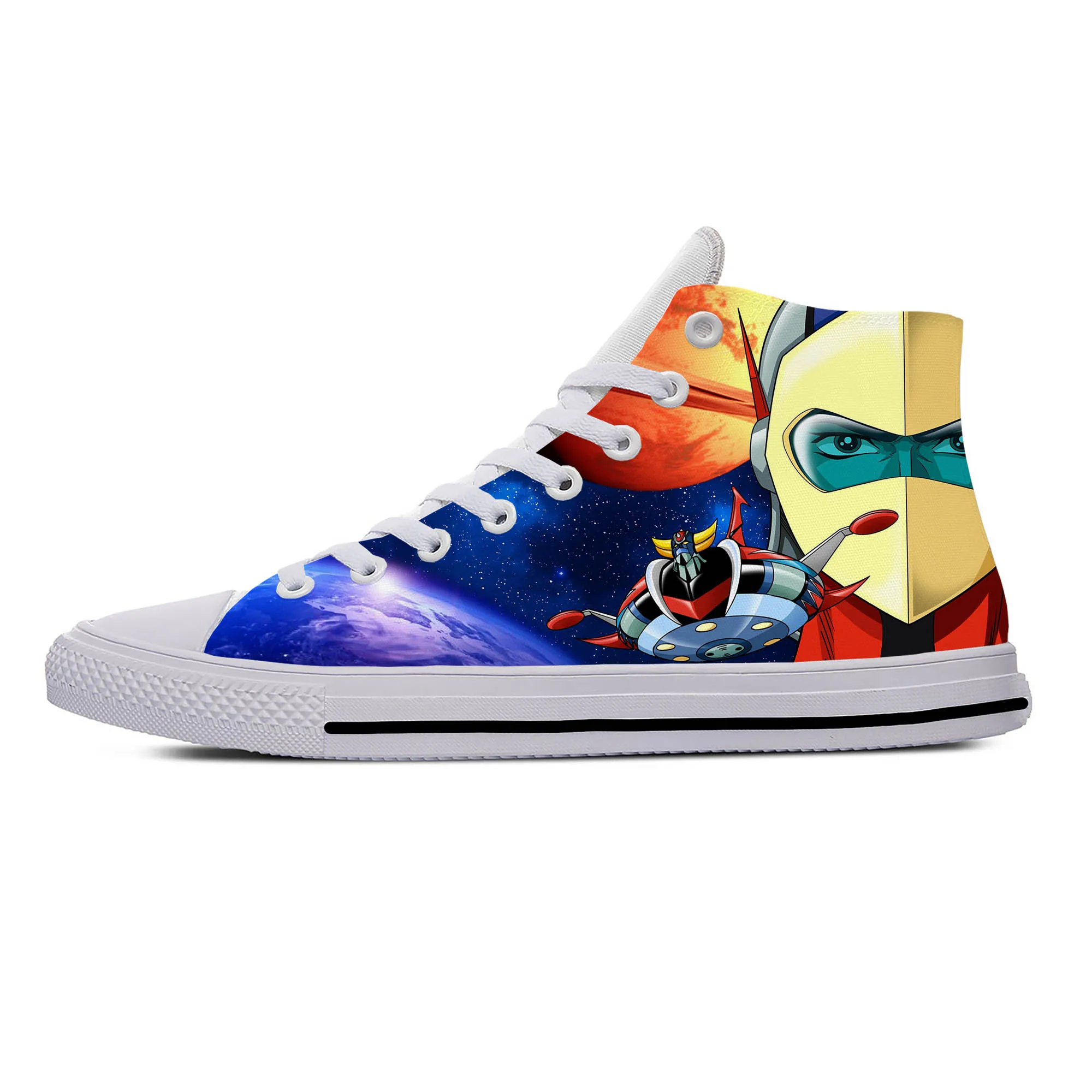 Hot UFO Robot Goldrake Grendizer Anime Gurendaiza Casual Cloth Shoes High Top Lightweight Breathable 3D Print Men Women Sneakers
Hot UFO Robot Goldrake Grendizer Anime Gurendaiza Casual Cloth Shoes High Top Lightweight Breathable 3D Print Men Women Sneakers