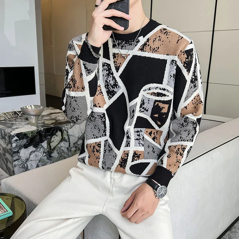 Mens Fashion Pullovers Trendy Sweaters 2023 New Autumn Winter Casual Sweater Men Loose Harajuku Style Round Neck Long Sleeve
Mens Fashion Pullovers Trendy Sweaters 2023 New Autumn Winter Casual Sweater Men Loose Harajuku Style Round Neck Long Sleeve