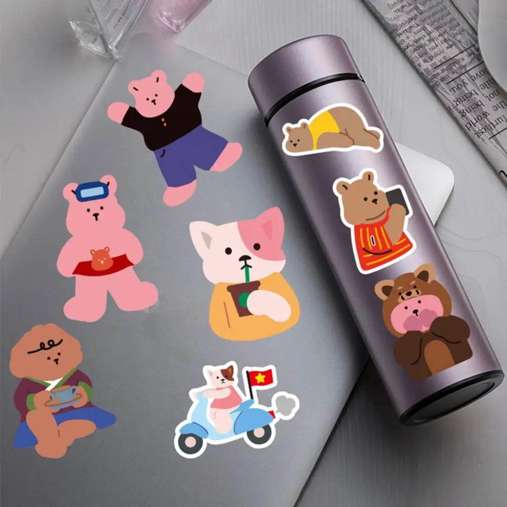 49/50Pcs Stylish Cartoon Bear Decals Student Stationery Stickers Bear Decals Art Decals Decorative
49/50Pcs Stylish Cartoon Bear Decals Student Stationery Stickers Bear Decals Art Decals Decorative