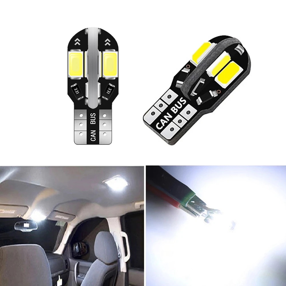 2PCS T10 Led Canbus 5w5 WY5W Car interior Bulb Canbus For Car lamps Dome Light Auto Wedge Side License Plate Diode Signal lamp
2PCS T10 Led Canbus 5w5 WY5W Car interior Bulb Canbus For Car lamps Dome Light Auto Wedge Side License Plate Diode Signal lamp