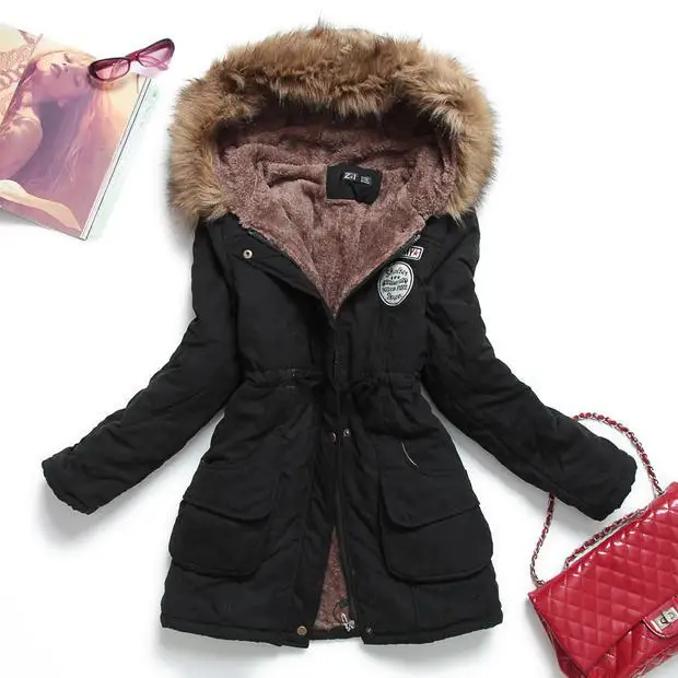 Winter Jacket Women Thick Warm Hooded Parka Mujer Cotton Padded Coat Long Paragraph Plus Size 3xl Slim Jacket Female
Winter Jacket Women Thick Warm Hooded Parka Mujer Cotton Padded Coat Long Paragraph Plus Size 3xl Slim Jacket Female