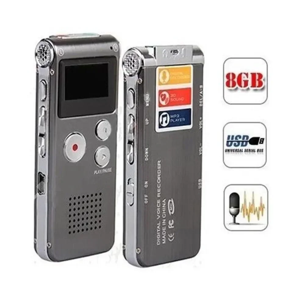 

16GB Professional Voice Recorder Long Time Recording 8GB Audio Record Dictaphone With Microphone