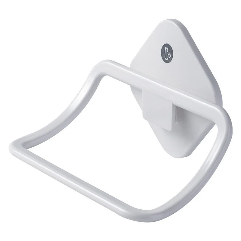 Bathroom Wall Mounted Towel Holder Rack Self-Adhesive Kitchen Dish Cloth Storage Plastic Hanging Shelf Ring Organizer
Bathroom Wall Mounted Towel Holder Rack Self-Adhesive Kitchen Dish Cloth Storage Plastic Hanging Shelf Ring Organizer