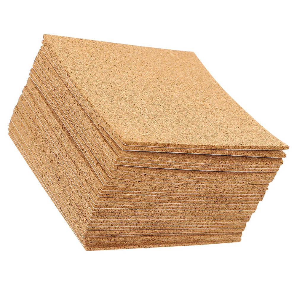 60 Pcs Self-adhesive Cork Pad Sheets Backing Square Home Round Bed Coasters Squares Household DIY Crafts Projects
60 Pcs Self-adhesive Cork Pad Sheets Backing Square Home Round Bed Coasters Squares Household DIY Crafts Projects