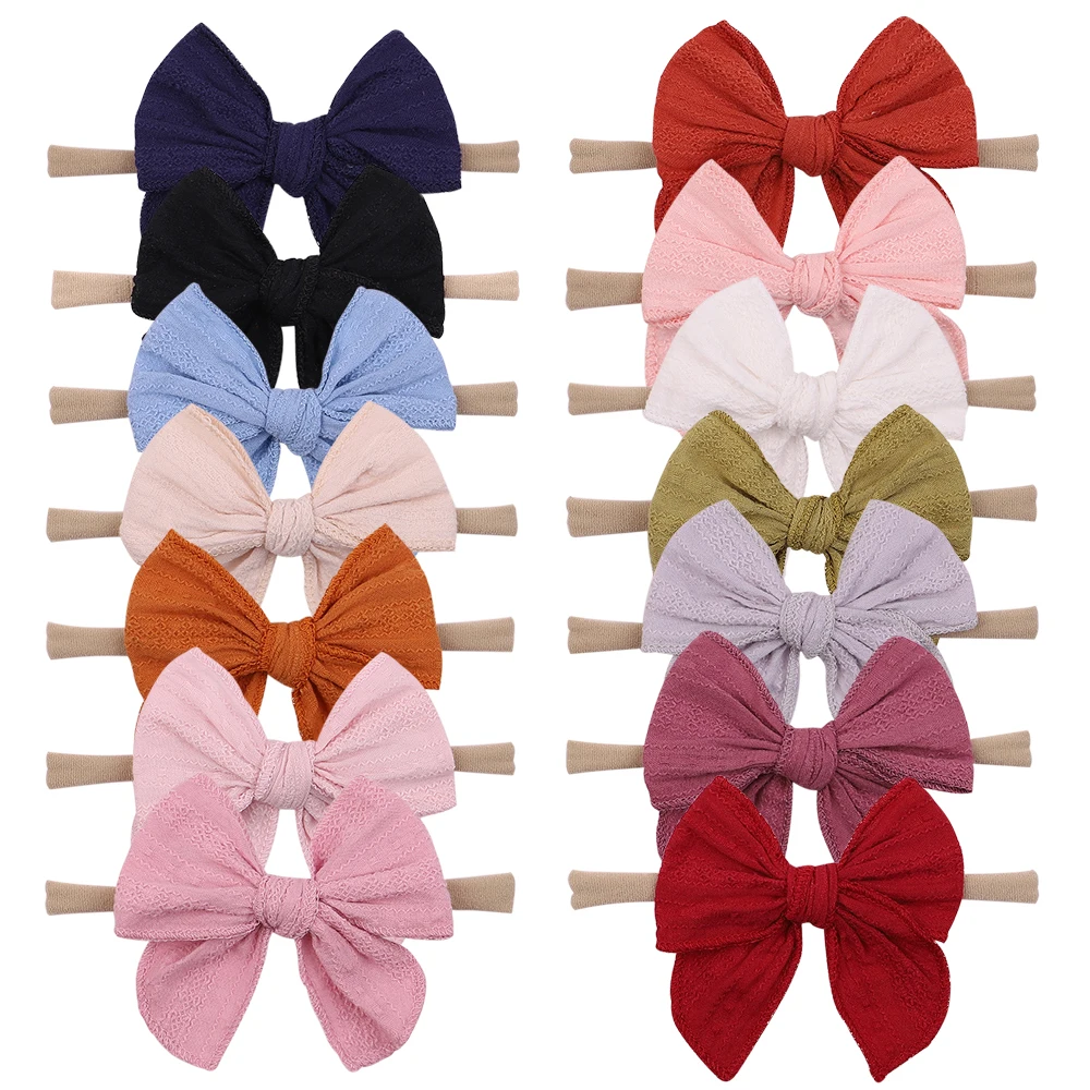 1Piece Cute Bowknot Baby Headband Turban Solid Color Newborn Girls Elastic Hair Bands Soft Nylon Headwear Kids Hair Accessories
1Piece Cute Bowknot Baby Headband Turban Solid Color Newborn Girls Elastic Hair Bands Soft Nylon Headwear Kids Hair Accessories