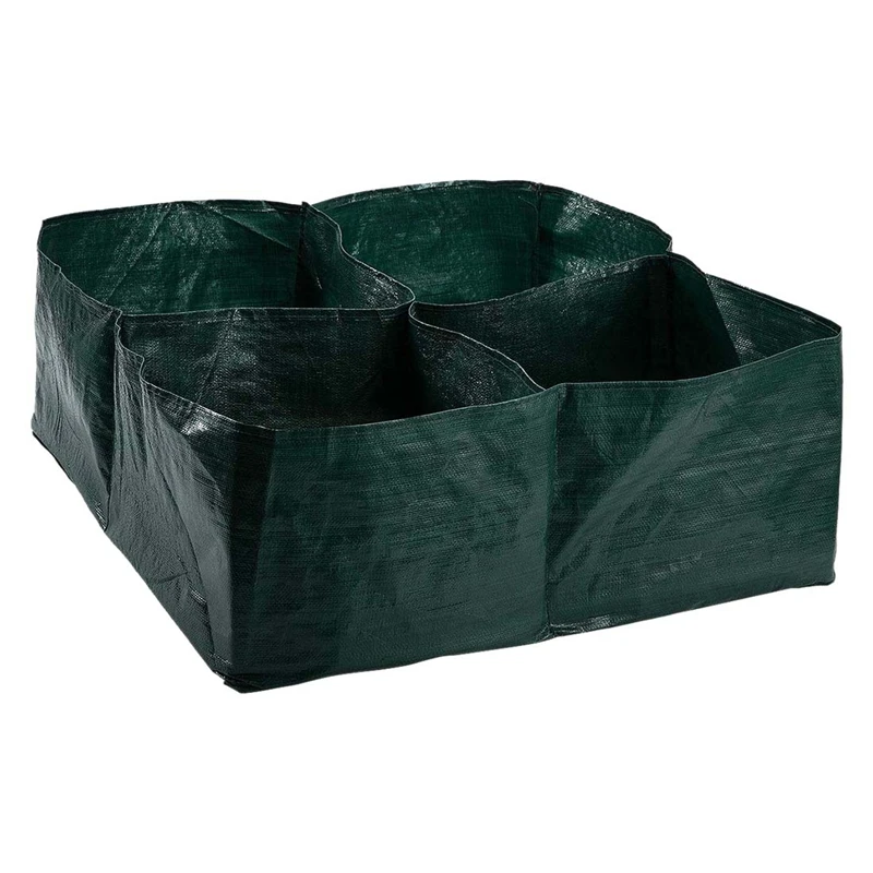 Raised Garden Planter Fabric Bed, 4 Divided Grids Durable Square Planting Grow Pot For Suitable For Planting Vegetables, Flowers
Raised Garden Planter Fabric Bed, 4 Divided Grids Durable Square Planting Grow Pot For Suitable For Planting Vegetables, Flowers