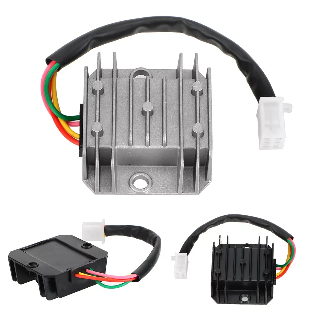4 Wires 4 Pins 12V Current Rectifier For 150-250CC ATV Scooter Voltage Regulator Motorcycle Voltage Stabilizer Universal
4 Wires 4 Pins 12V Current Rectifier For 150-250CC ATV Scooter Voltage Regulator Motorcycle Voltage Stabilizer Universal