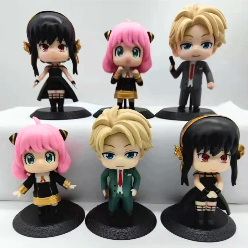 6Pcs/Set 10CM PVC Mini Spy X Family Figures Anya Forger Loid Forger Yor Forger Figurine Manga Doll Toys
6Pcs/Set 10CM PVC Mini Spy X Family Figures Anya Forger Loid Forger Yor Forger Figurine Manga Doll Toys