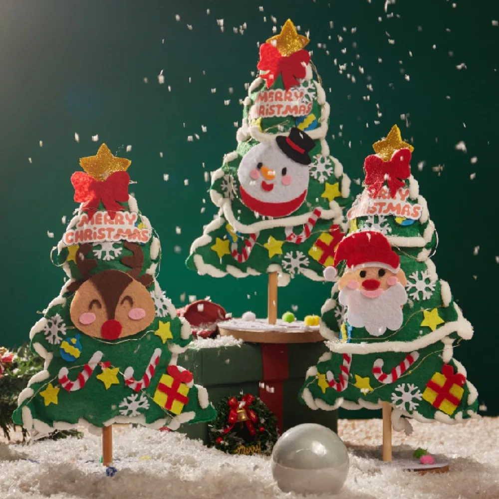 Christmas Gift Handmade Craft Toy Christmas Tree Making Kindergarten Christmas Tree DIY Party Toys for Kids Xmas New Year Gifts
Christmas Gift Handmade Craft Toy Christmas Tree Making Kindergarten Christmas Tree DIY Party Toys for Kids Xmas New Year Gifts