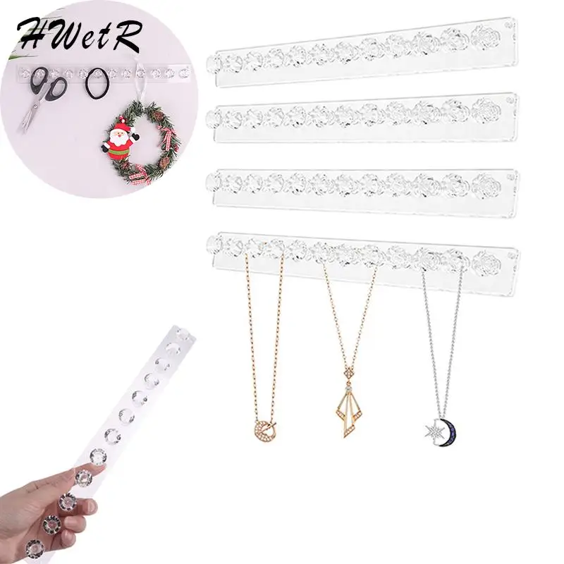 1pcs New Wall Hanging Storage Acrylic Jewelry Hooks Jewelry Display Organizer Earring Ring Necklace Hanger Holder Stand
1pcs New Wall Hanging Storage Acrylic Jewelry Hooks Jewelry Display Organizer Earring Ring Necklace Hanger Holder Stand