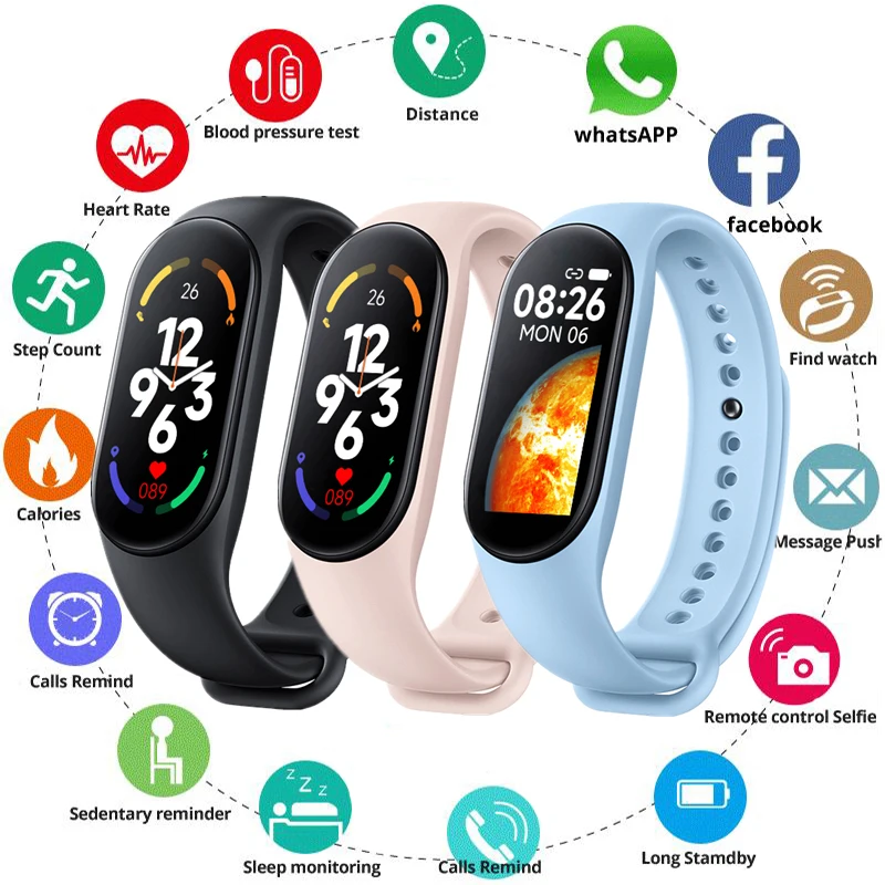 M7 Smart Watch Men Women Kids Sports Fitness Smartwatch Dynamic Wallpaper Pedometer Heart Rate Sleep Monitor Gift Smart Bracelet
M7 Smart Watch Men Women Kids Sports Fitness Smartwatch Dynamic Wallpaper Pedometer Heart Rate Sleep Monitor Gift Smart Bracelet