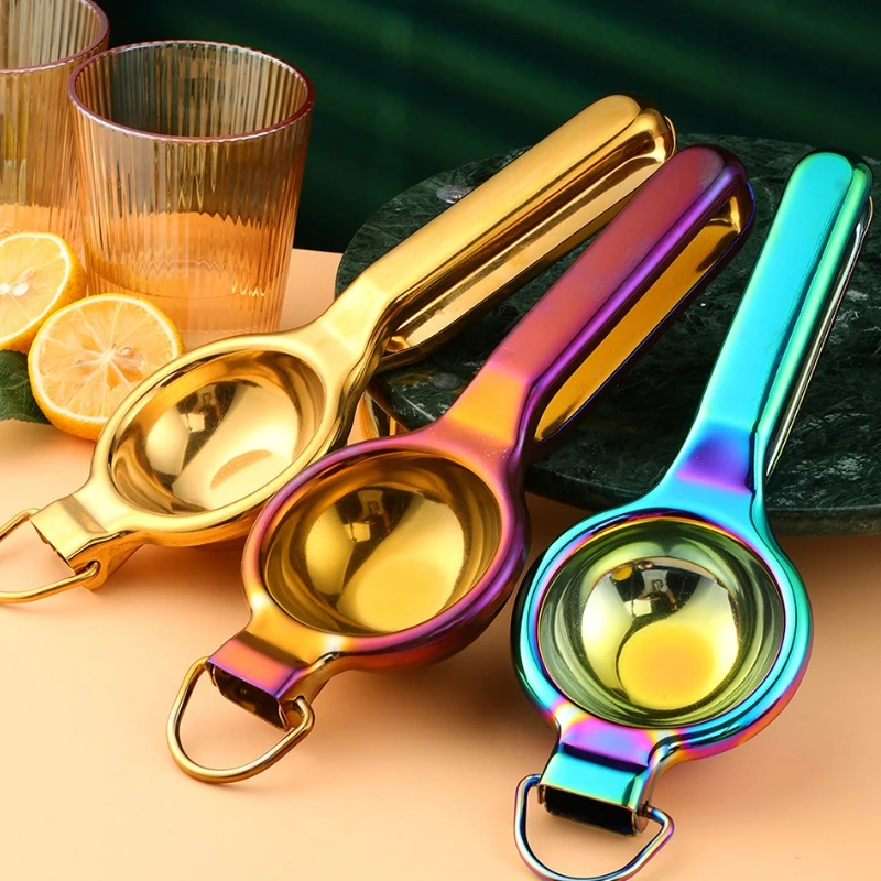 Lemon Clip Juicer Stainless Steel Household Hand Fruit Juicer Large Kitchen Tool with Hanging Ring
Lemon Clip Juicer Stainless Steel Household Hand Fruit Juicer Large Kitchen Tool with Hanging Ring