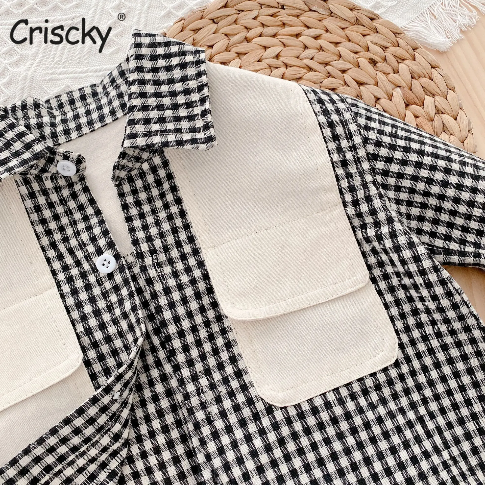 Criscky Fashion Baby Boy Plaid Shirt Jacket Cotton Child Shirt Long Sleeve Loose Outfit Winter Spring Fall Casual Clothes
Criscky Fashion Baby Boy Plaid Shirt Jacket Cotton Child Shirt Long Sleeve Loose Outfit Winter Spring Fall Casual Clothes