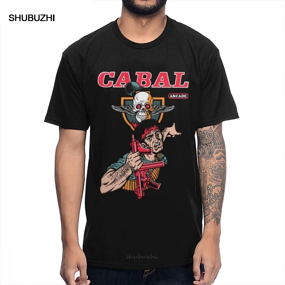 Male Soft Slim 1988 Arcade Video Game Cabal T Shirt O-neck 100% Cotton Unique Homme T-shirt
Male Soft Slim 1988 Arcade Video Game Cabal T Shirt O-neck 100% Cotton Unique Homme T-shirt