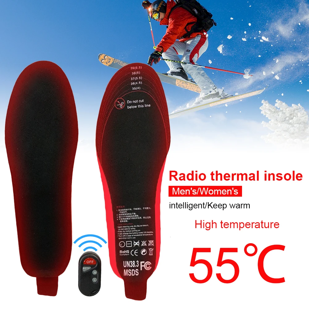 NEW Fashion USB Heated Insoles Men Women 3-Level Breathable Rechargeable Foot Warmer with Remote Control Thermal Insoles HOT
NEW Fashion USB Heated Insoles Men Women 3-Level Breathable Rechargeable Foot Warmer with Remote Control Thermal Insoles HOT