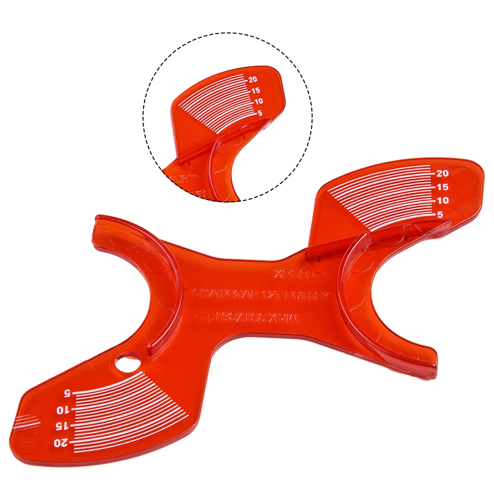 Brand New Gauge Tool Ruler ABS Material Adjustment Gauge Tool Adjustment Ruler Tool Bike Repair Tool Chain Gap
Brand New Gauge Tool Ruler ABS Material Adjustment Gauge Tool Adjustment Ruler Tool Bike Repair Tool Chain Gap