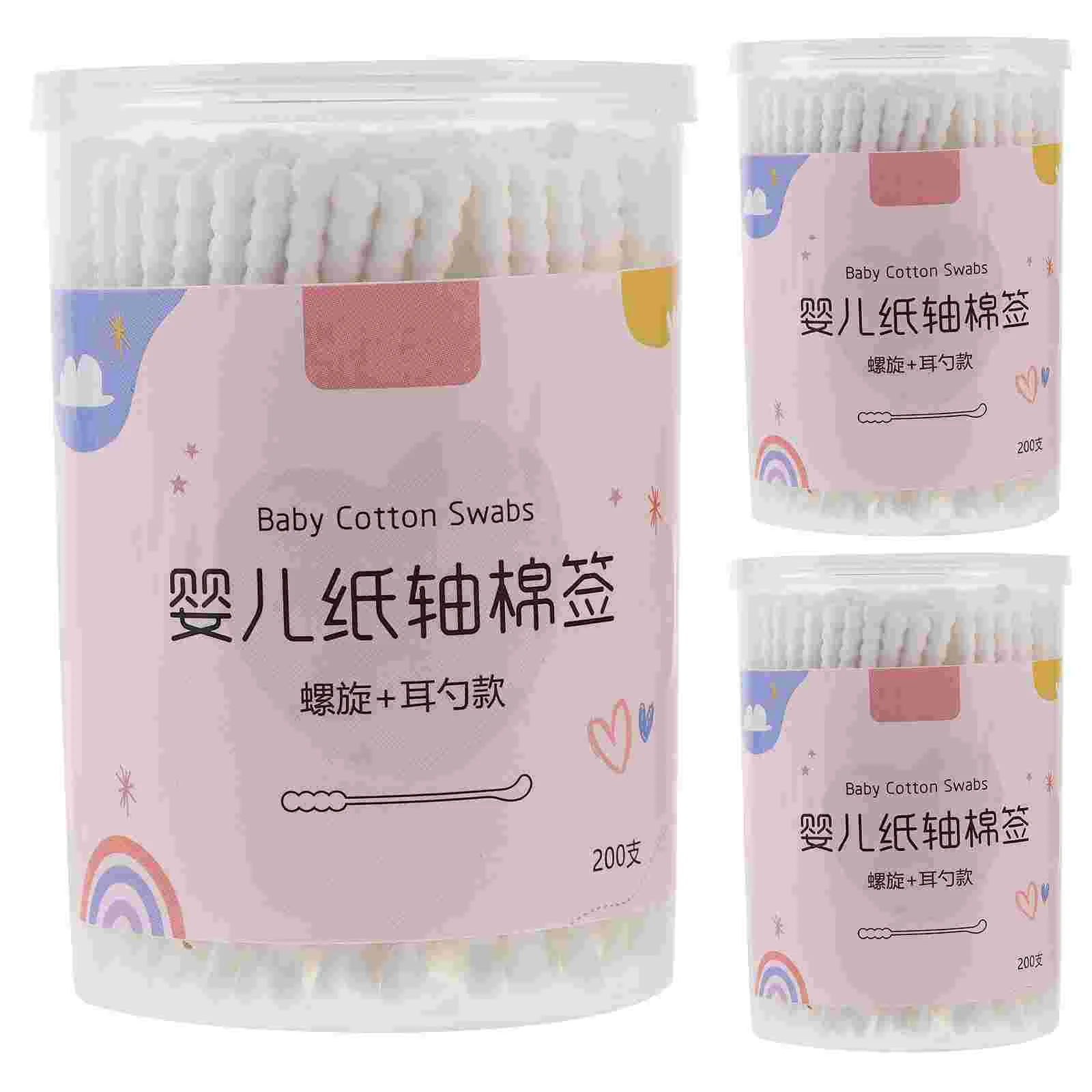 3 Boxes Cotton Swab Makeup Swabs Baby Ear Cleaning Sticks Double Head Multifunction Care Buds Creative
3 Boxes Cotton Swab Makeup Swabs Baby Ear Cleaning Sticks Double Head Multifunction Care Buds Creative