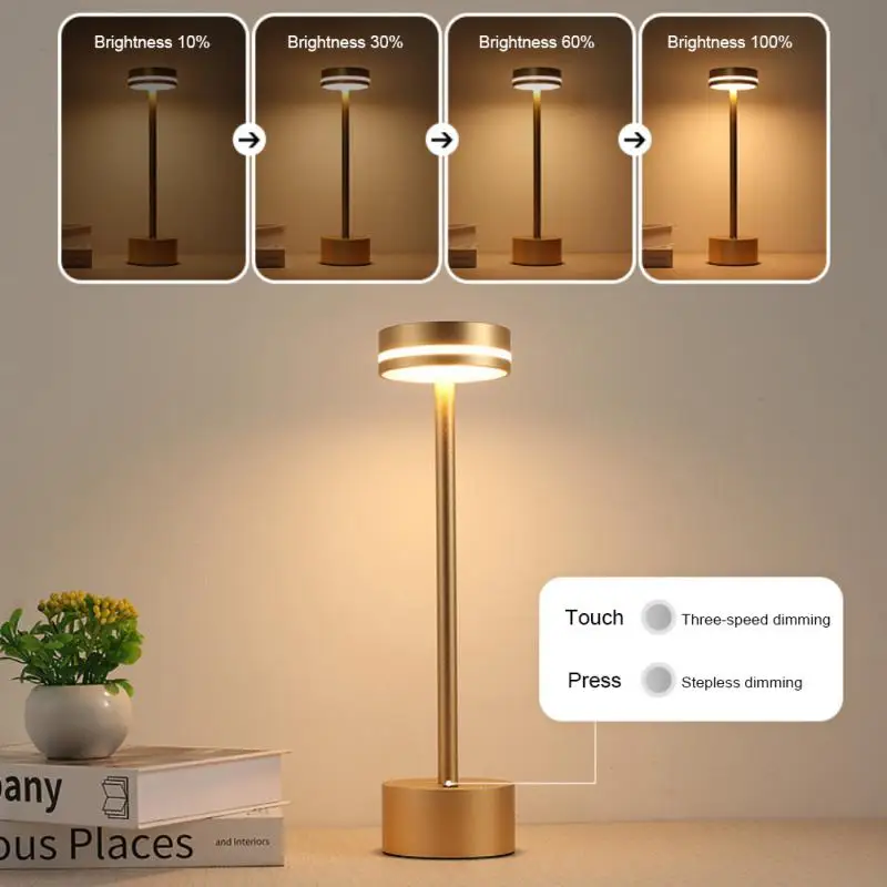 Aluminum Alloy Table Lamp Cordless Rechargeable Atmosphe Lamp Bedside Led Wholesale Desk Lamp LED Night Lights Modern
Aluminum Alloy Table Lamp Cordless Rechargeable Atmosphe Lamp Bedside Led Wholesale Desk Lamp LED Night Lights Modern