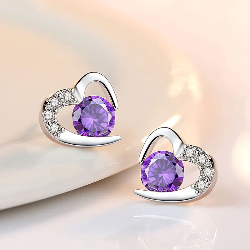 Heart-Shaped Stud Earrings,Love Heart 925 Silver Earrings Stud,Heart Cubic Zirconia Earrings for Women Girls Heart Earrings
Heart-Shaped Stud Earrings,Love Heart 925 Silver Earrings Stud,Heart Cubic Zirconia Earrings for Women Girls Heart Earrings
