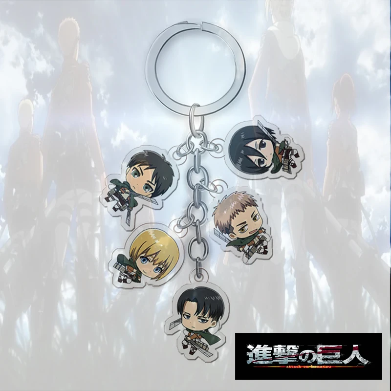 Anime Attack On Titan Keychains Double Sided Acrylic Stand Model Q Version Cartoon Figure Key Chain Ring Bag Pendant Accessories
Anime Attack On Titan Keychains Double Sided Acrylic Stand Model Q Version Cartoon Figure Key Chain Ring Bag Pendant Accessories