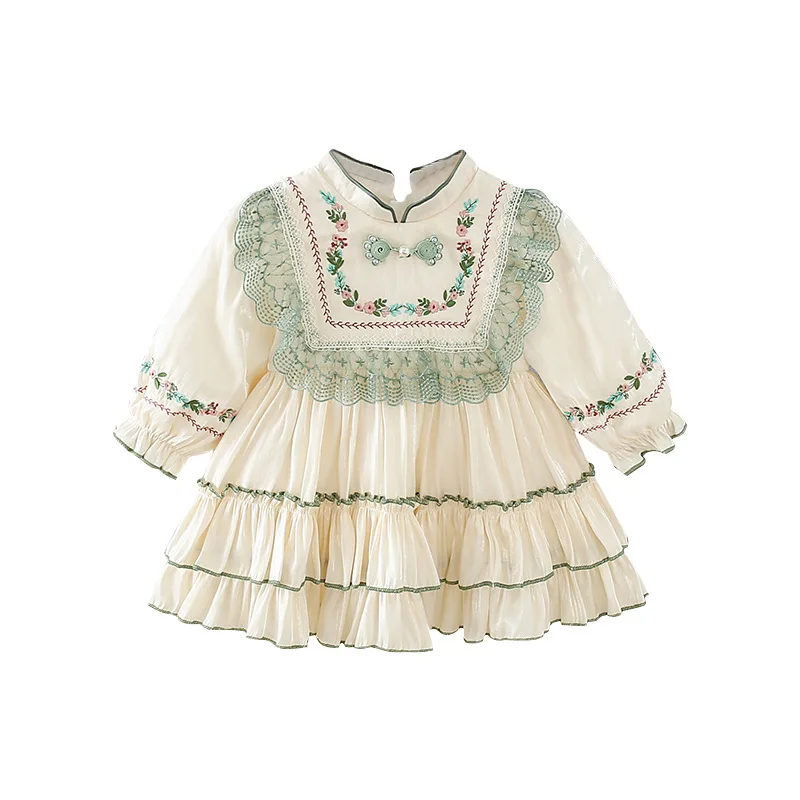 Spring Girls' Dress Fashion Children's Spring and Autumn Long-Sleeved Princess Dress
Spring Girls' Dress Fashion Children's Spring and Autumn Long-Sleeved Princess Dress