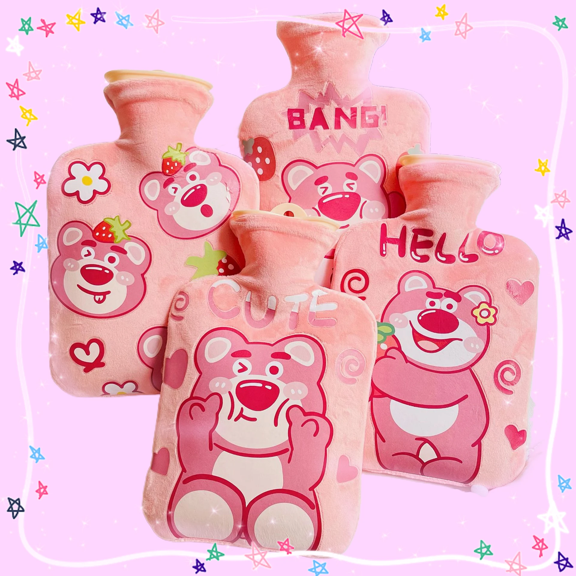 Lotso Hot-Water Bag Winter Warming Kawaii Anime Toy Story Pink Girlish Home Toast Thickening Water Flooding Practical Girls Gift
Lotso Hot-Water Bag Winter Warming Kawaii Anime Toy Story Pink Girlish Home Toast Thickening Water Flooding Practical Girls Gift