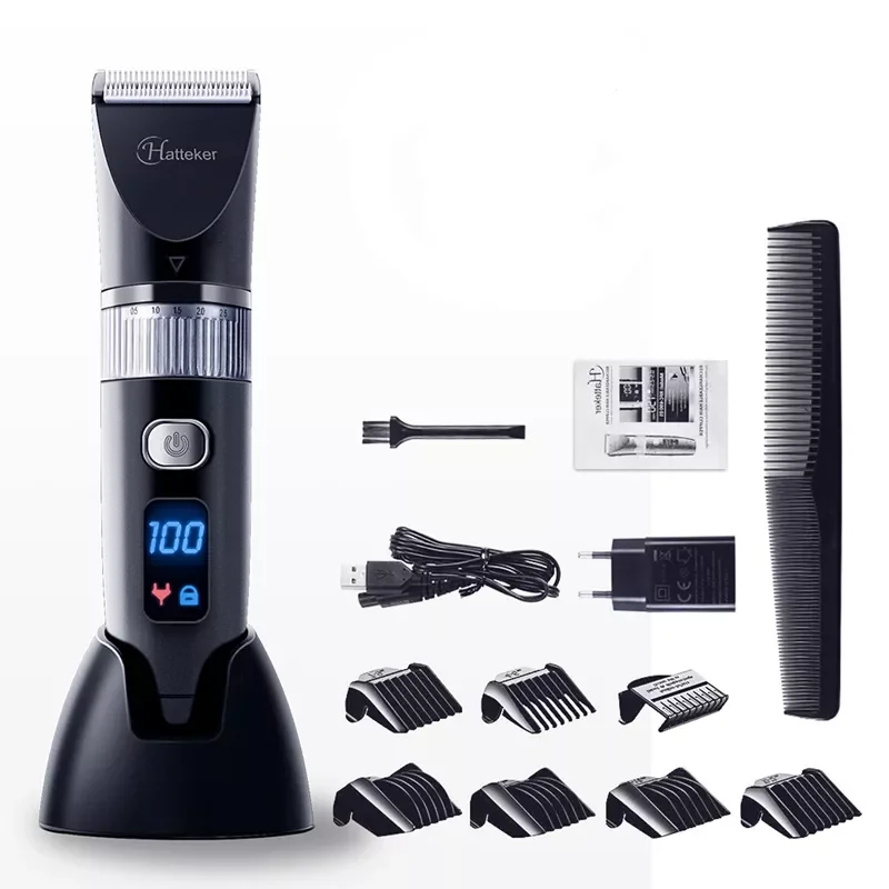 NEW2023 Professional Hair Clipper Ceramic Blade Waterproof Hair Trimmer LED Display Haircut Machine for Men 69001
NEW2023 Professional Hair Clipper Ceramic Blade Waterproof Hair Trimmer LED Display Haircut Machine for Men 69001