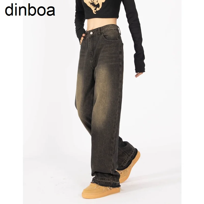 Blue Women's Jeans Vintage High Waist Streetwear Fashion Summer Loose Black Straight Y2k Jean Pants Baggy Wide Leg Denimtrousers
Blue Women's Jeans Vintage High Waist Streetwear Fashion Summer Loose Black Straight Y2k Jean Pants Baggy Wide Leg Denimtrousers