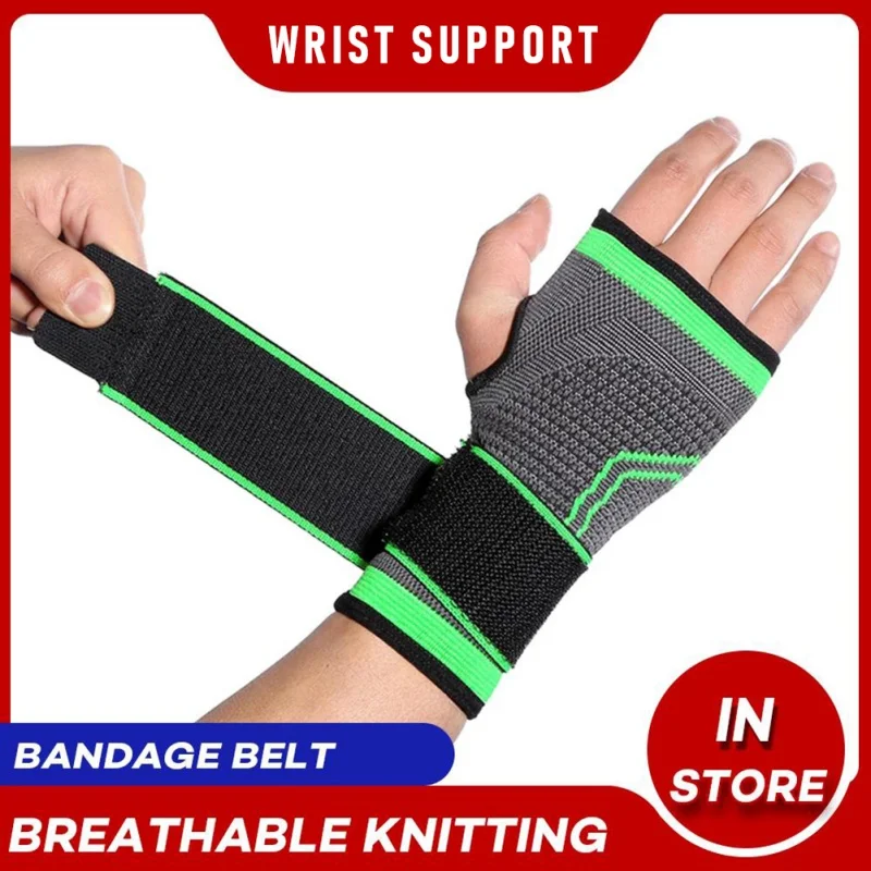 

Wrist Band Men Tennis Badminton Brace Wristband Support Weightlifting Bandage Wrist Support Protective Gear