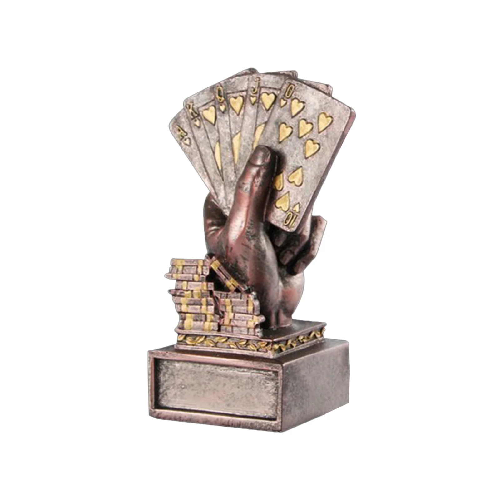 Vintage Metal Poker Trophy Cup Souvenirs Collectibles For Casino Tournament Creative Statues Funny Desktop Decor Sculpture
Vintage Metal Poker Trophy Cup Souvenirs Collectibles For Casino Tournament Creative Statues Funny Desktop Decor Sculpture