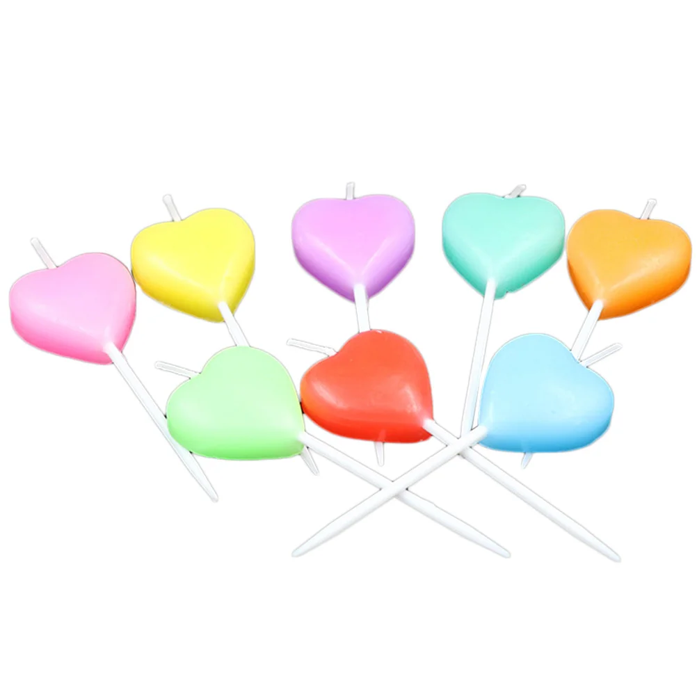 10pcs Candles Heart-shape Colorful Romantic Creative Supplies for Decoration Party Birthday
10pcs Candles Heart-shape Colorful Romantic Creative Supplies for Decoration Party Birthday