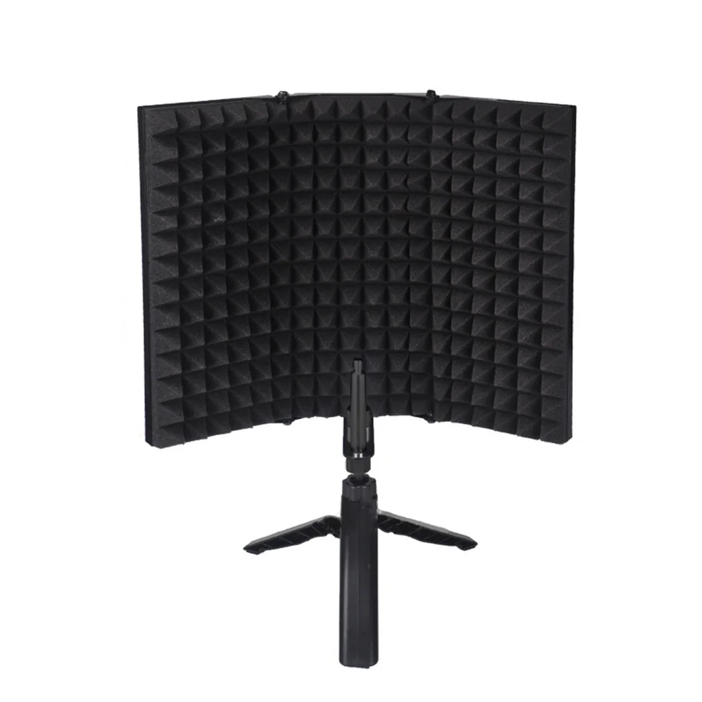 Microphone Isolation Shield Studio Mic Sound Absorbing Reflector Condenser Recording Studio Desktop Support
Microphone Isolation Shield Studio Mic Sound Absorbing Reflector Condenser Recording Studio Desktop Support